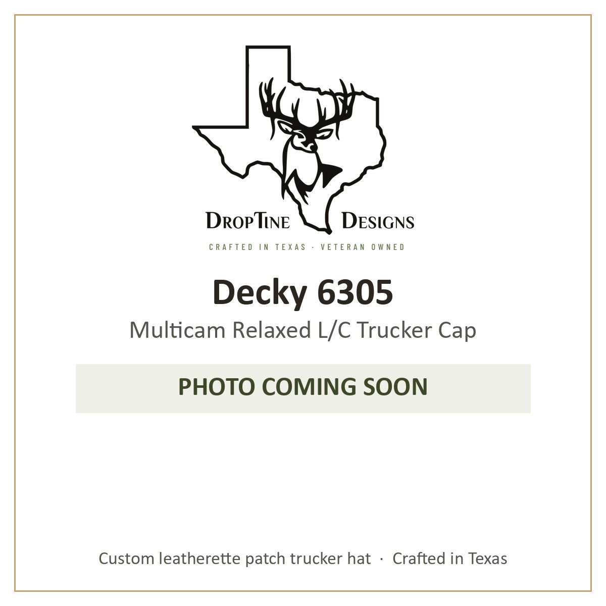 Photo coming soon: Decky 6305 Multicam Relaxed L/C Trucker Cap