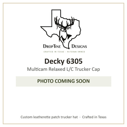 Photo coming soon: Decky 6305 Multicam Relaxed L/C Trucker Cap