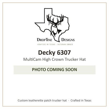 Photo coming soon: Decky 6307 MultiCam High Crown Trucker Hat