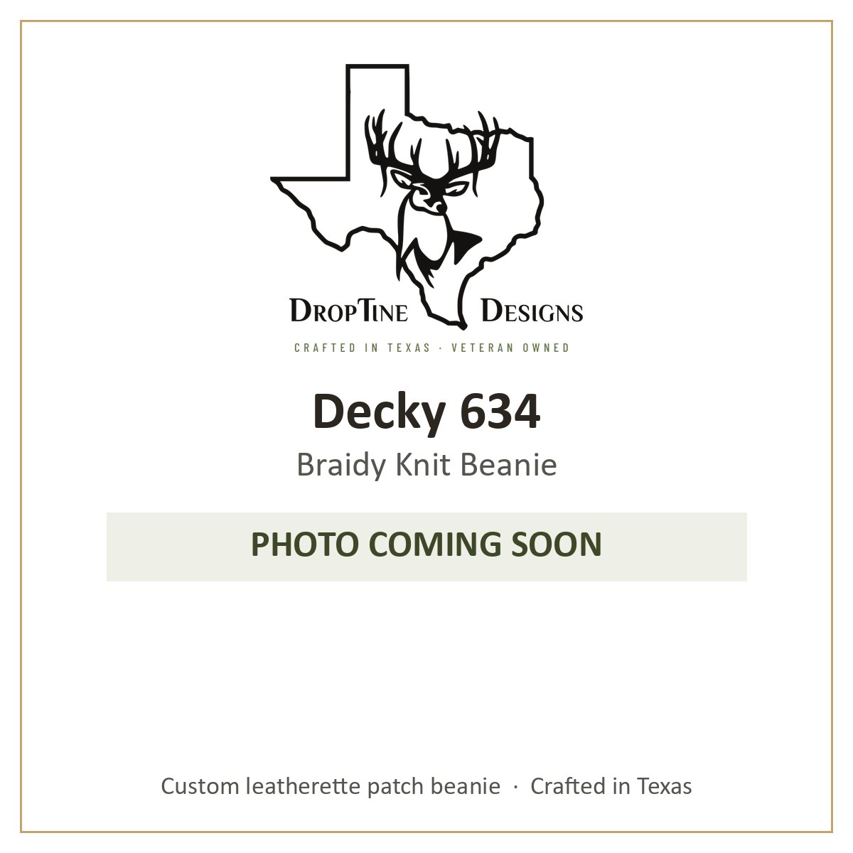 Photo coming soon: Decky 634 Braidy Knit Beanie