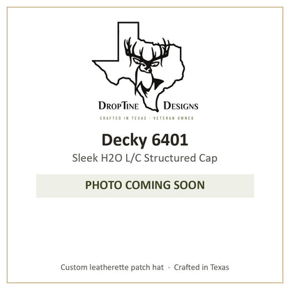 Photo coming soon: Decky 6401 Sleek H2O L/C Structured Cap