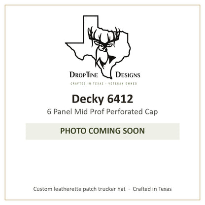 Photo coming soon: Decky 6412 6 Panel Mid Prof Perforated Cap