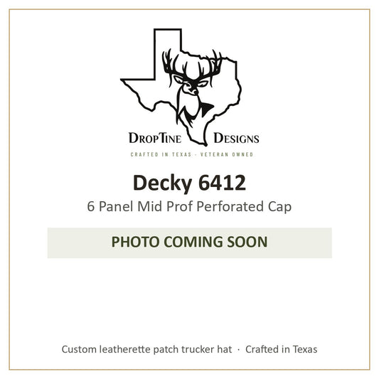 Photo coming soon: Decky 6412 6 Panel Mid Prof Perforated Cap