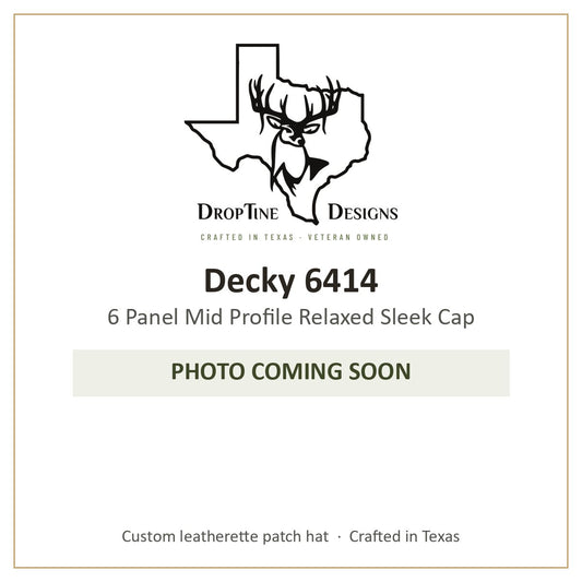 Photo coming soon: Decky 6414 6 Panel Mid Profile Relaxed Sleek Cap