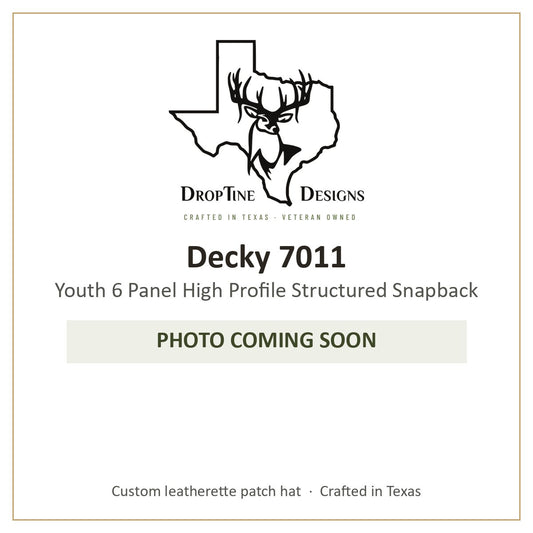 Photo coming soon: Decky 7011 Youth 6 Panel High Profile Structured Snapback