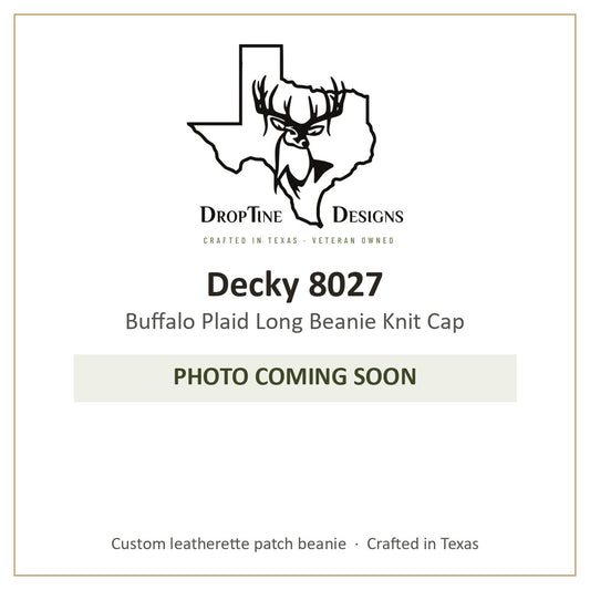 Photo coming soon: Decky 8027 Buffalo Plaid Long Beanie Knit Cap