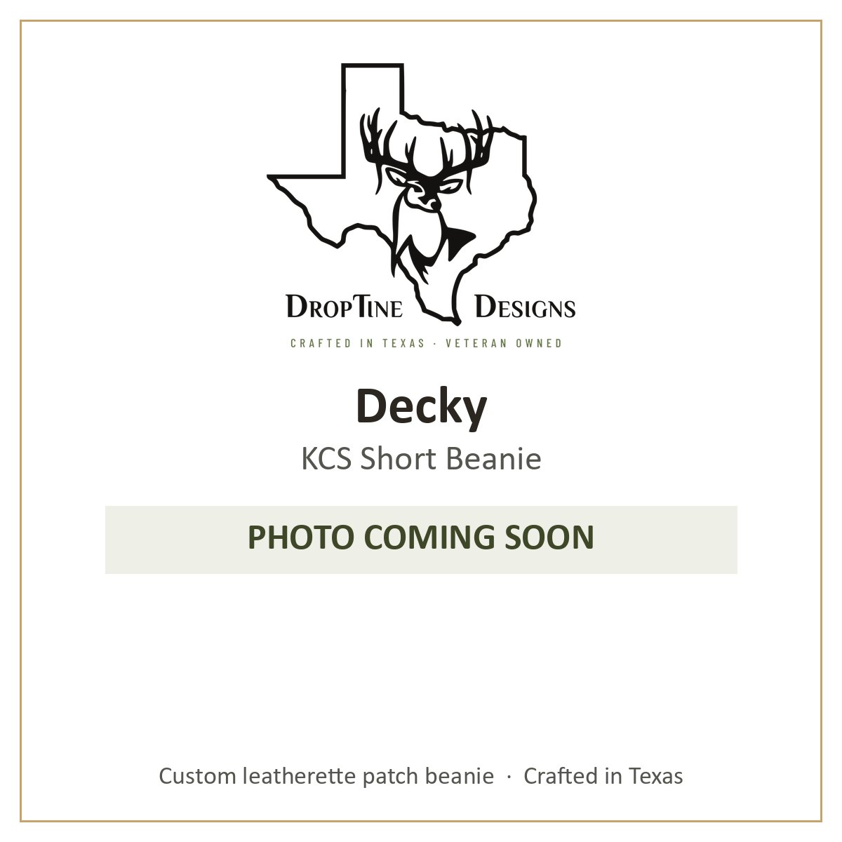 Photo coming soon: Decky KCS Short Beanie