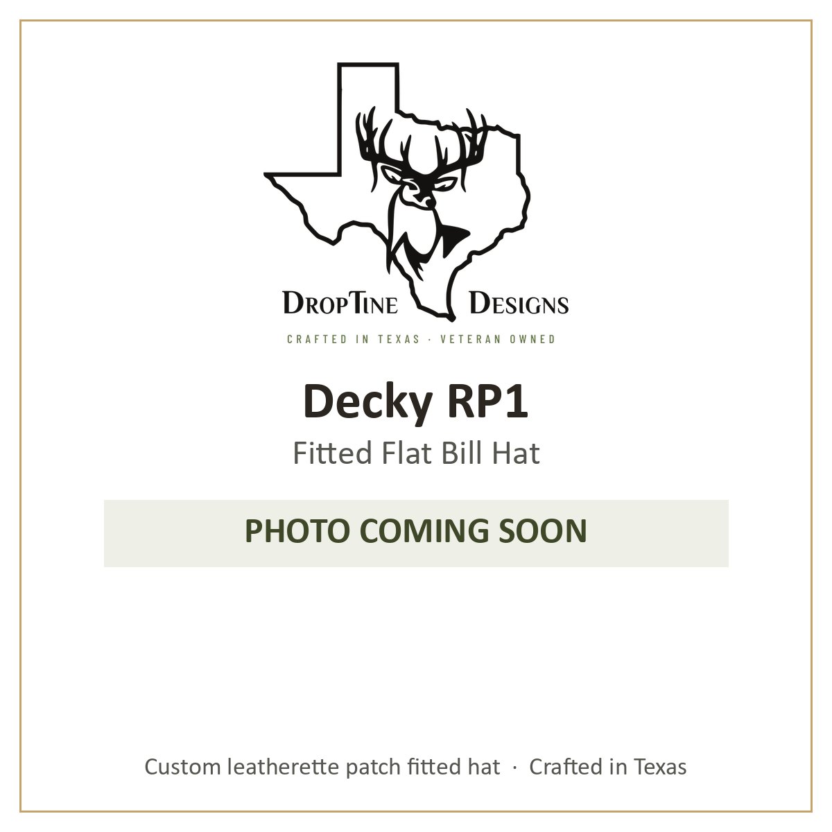 Photo coming soon: Decky RP1 Fitted Flat Bill Hat