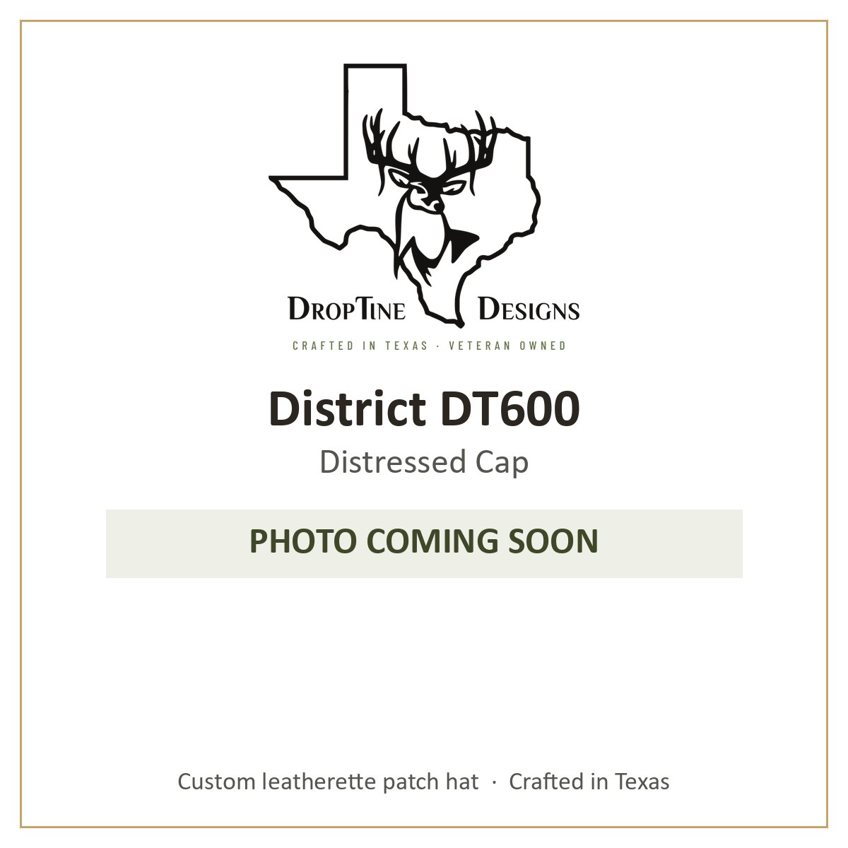 Photo coming soon: District DT600 Distressed Cap