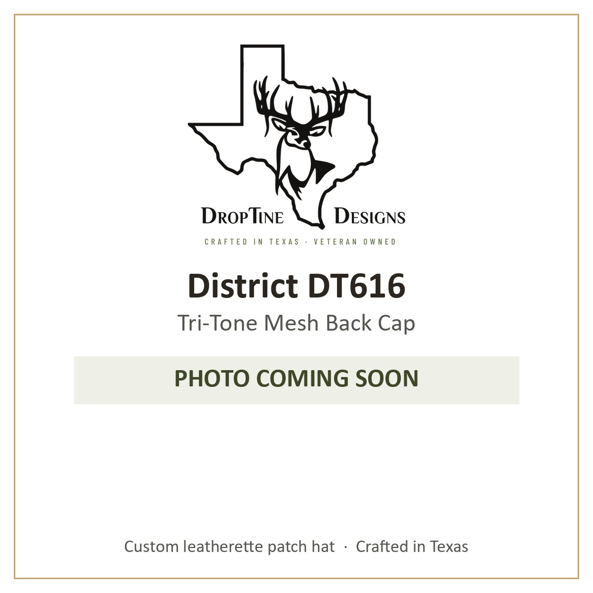 Photo coming soon: District DT616 Tri-Tone Mesh Back Cap