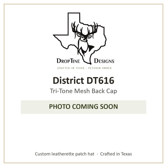 Photo coming soon: District DT616 Tri-Tone Mesh Back Cap