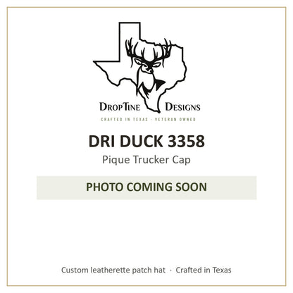Photo coming soon: DRI DUCK 3358 Pique Trucker Cap