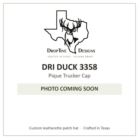 Photo coming soon: DRI DUCK 3358 Pique Trucker Cap