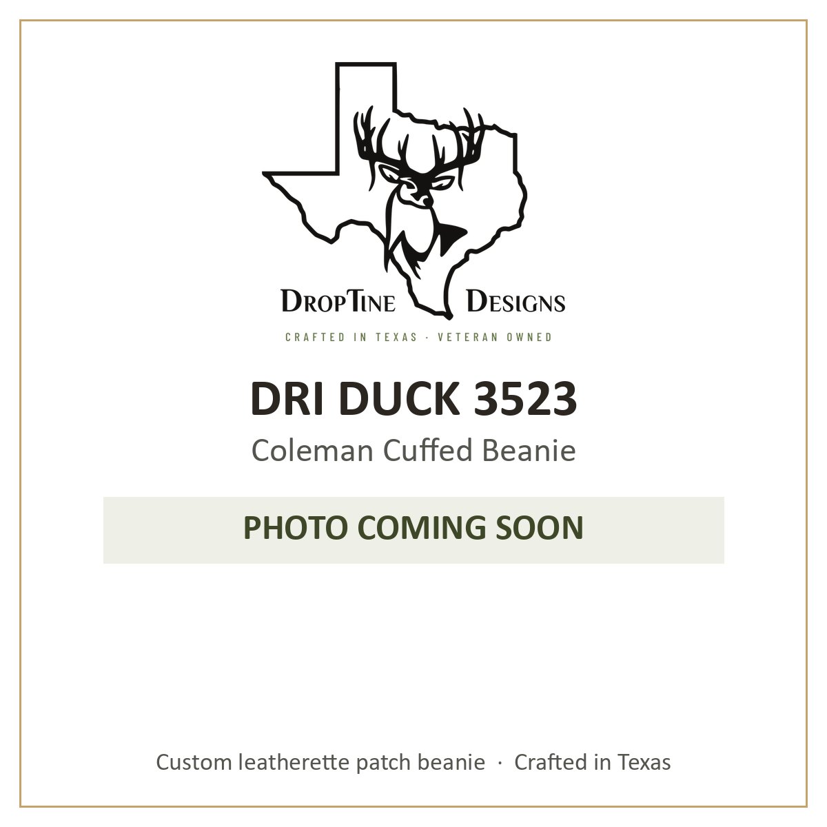 Photo coming soon: DRI DUCK 3523 Coleman Cuffed Beanie