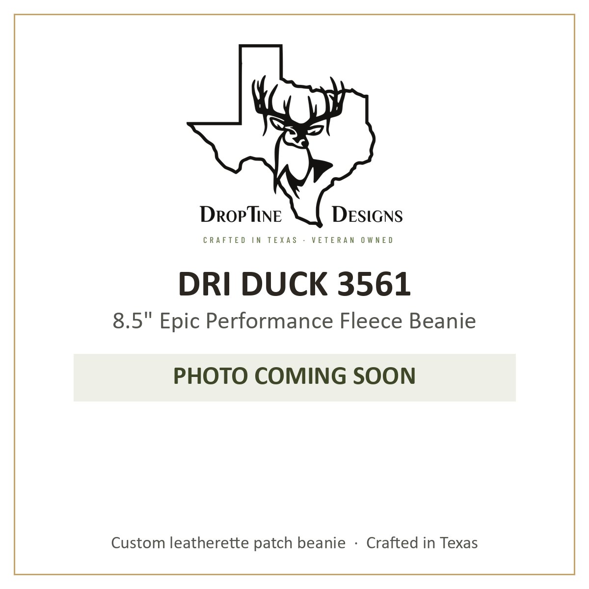 Photo coming soon: DRI DUCK 3561 8.5" Epic Performance Fleece Beanie