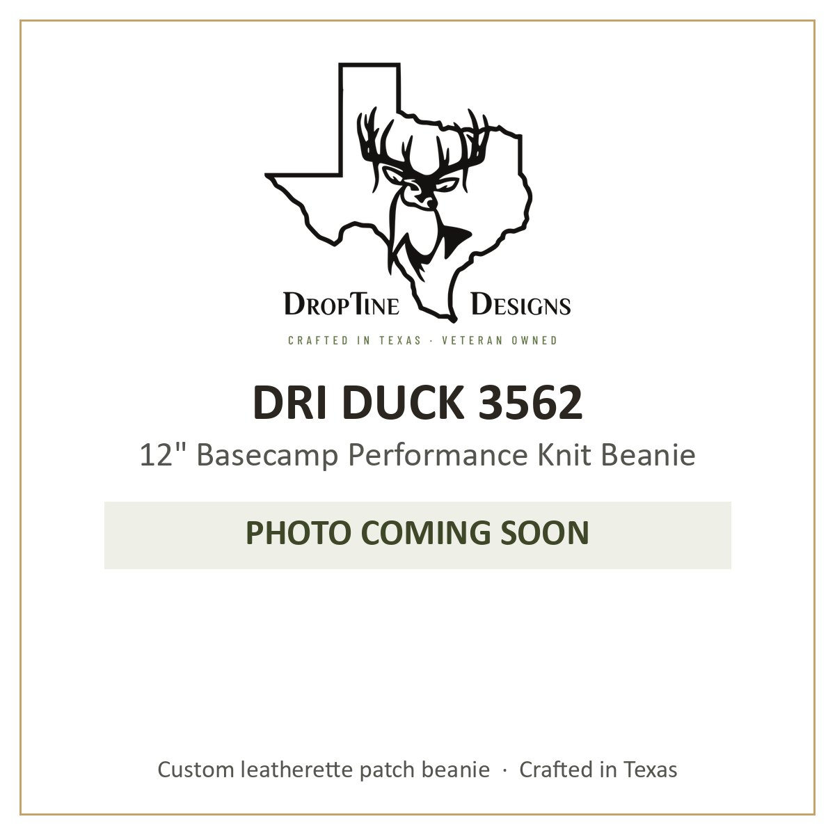 Photo coming soon: DRI DUCK 3562 12" Basecamp Performance Knit Beanie