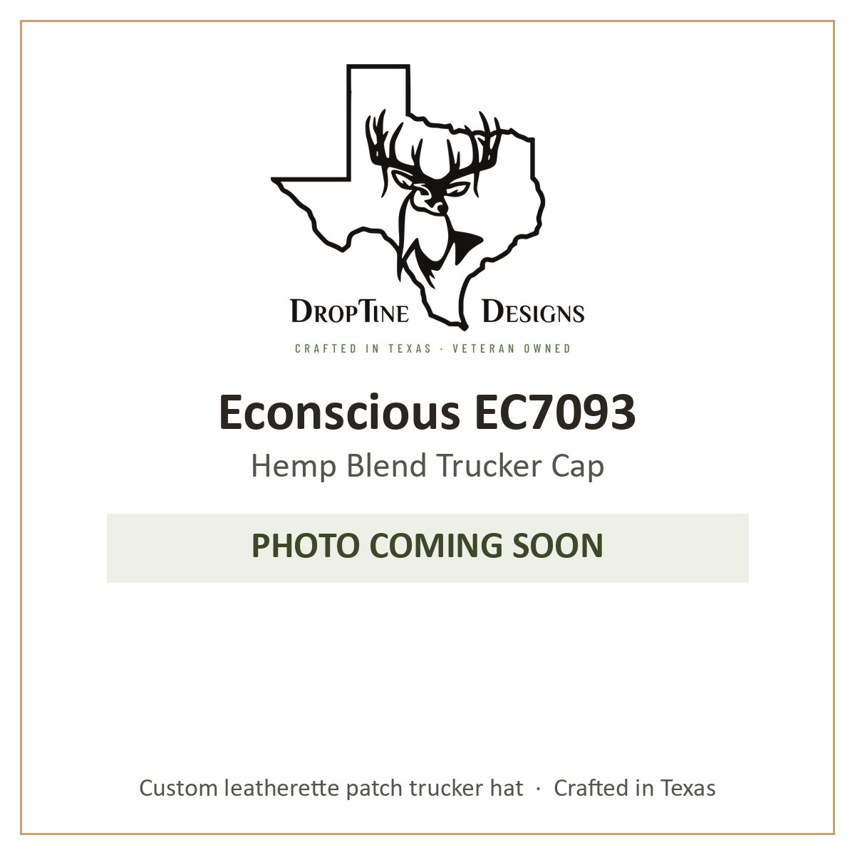 Photo coming soon: Econscious EC7093 Hemp Blend Trucker Cap