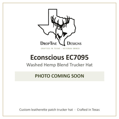 Photo coming soon: Econscious EC7095 Washed Hemp Blend Trucker Hat