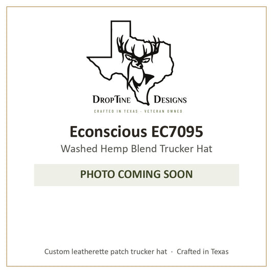 Photo coming soon: Econscious EC7095 Washed Hemp Blend Trucker Hat