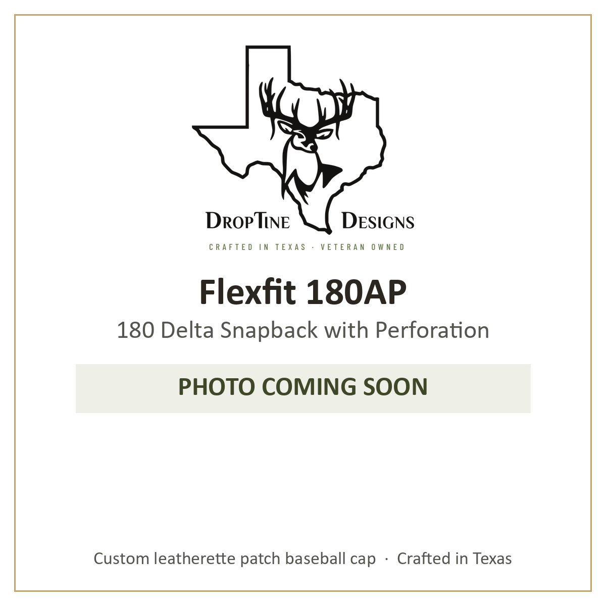 Photo coming soon: Flexfit 180AP 180 Delta Snapback with Perforation