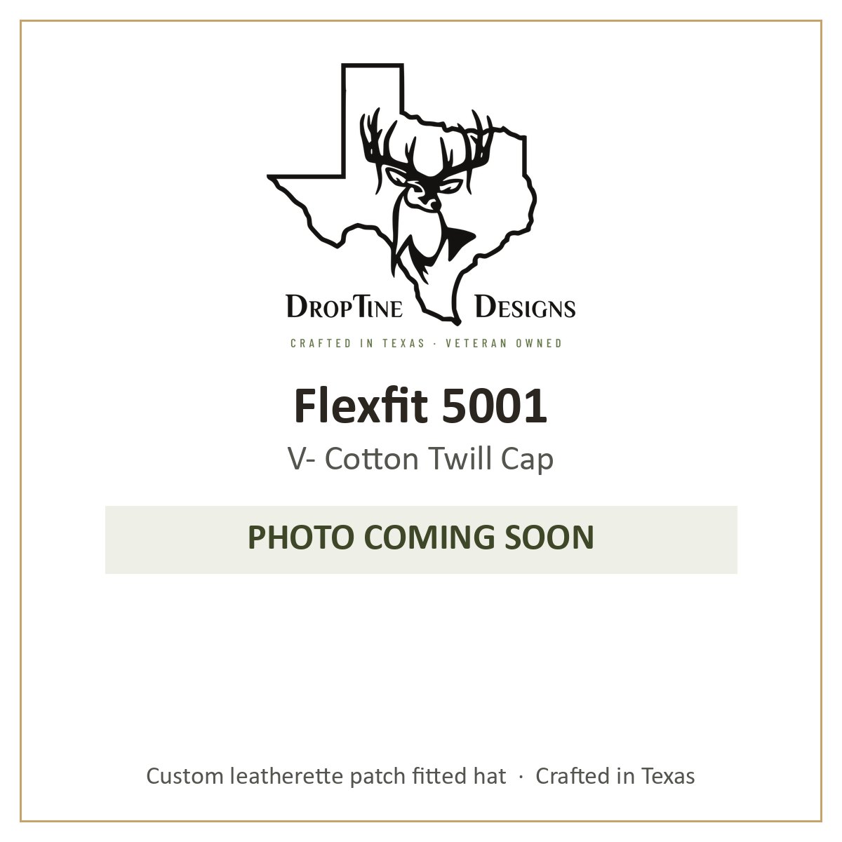 Photo coming soon: Flexfit 5001 V- Cotton Twill Cap