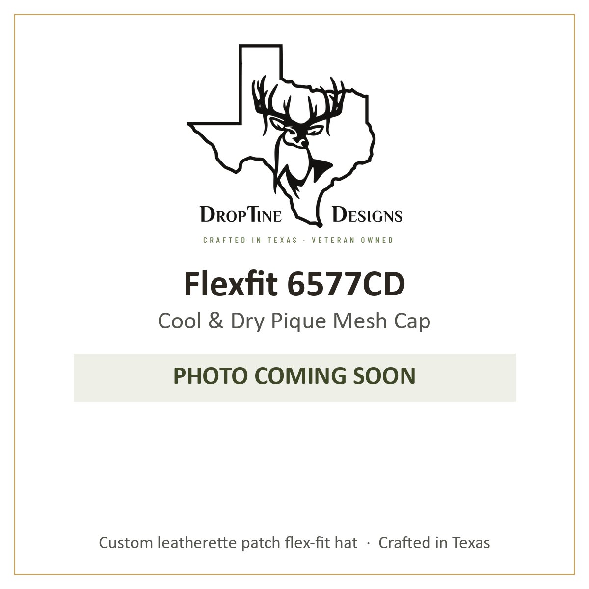 Photo coming soon: Flexfit 6577CD Cool & Dry Pique Mesh Cap