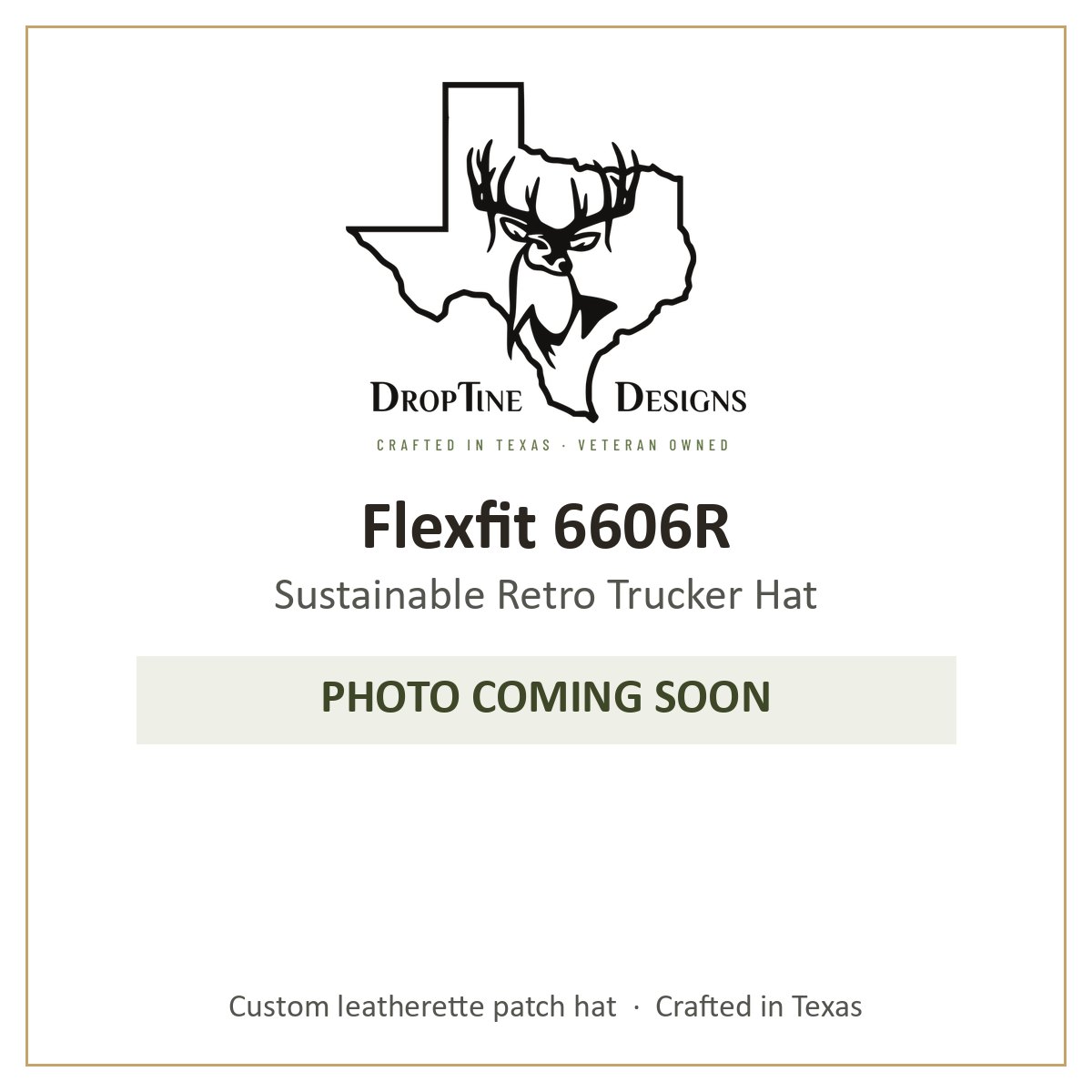 Photo coming soon: Flexfit 6606R Sustainable Retro Trucker Hat