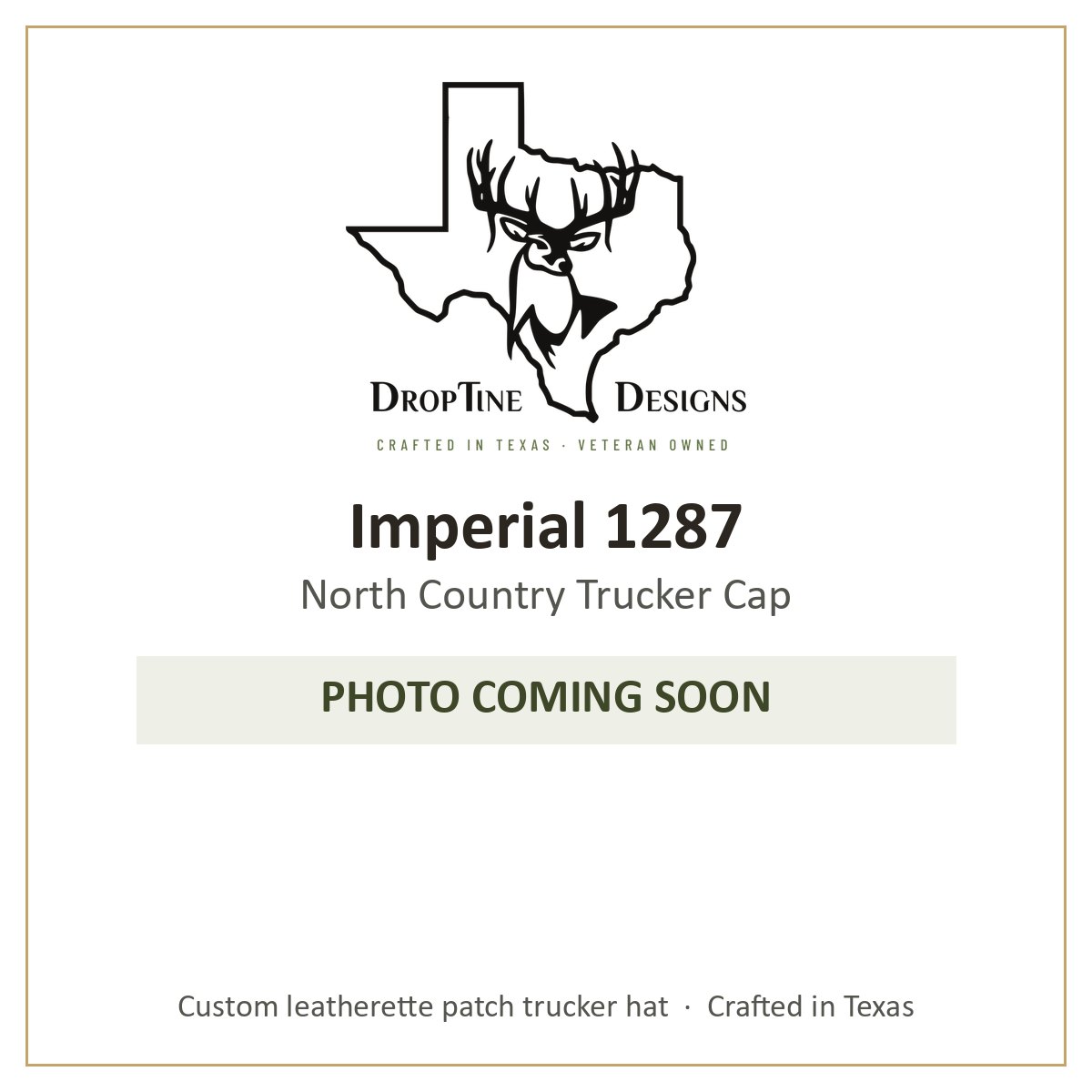Photo coming soon: Imperial 1287 North Country Trucker Cap