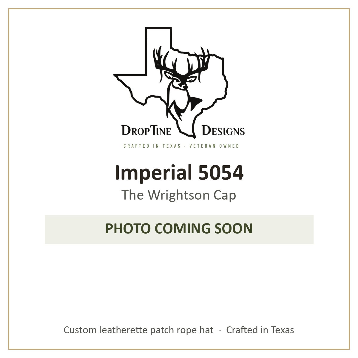 Photo coming soon: Imperial 5054 The Wrightson Cap