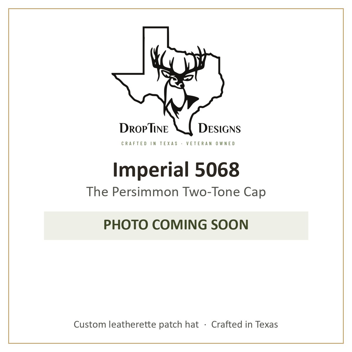 Photo coming soon: Imperial 5068 The Persimmon Two-Tone Cap