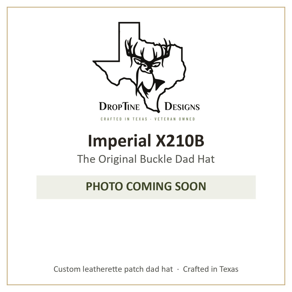Photo coming soon: Imperial X210B The Original Buckle Dad Hat