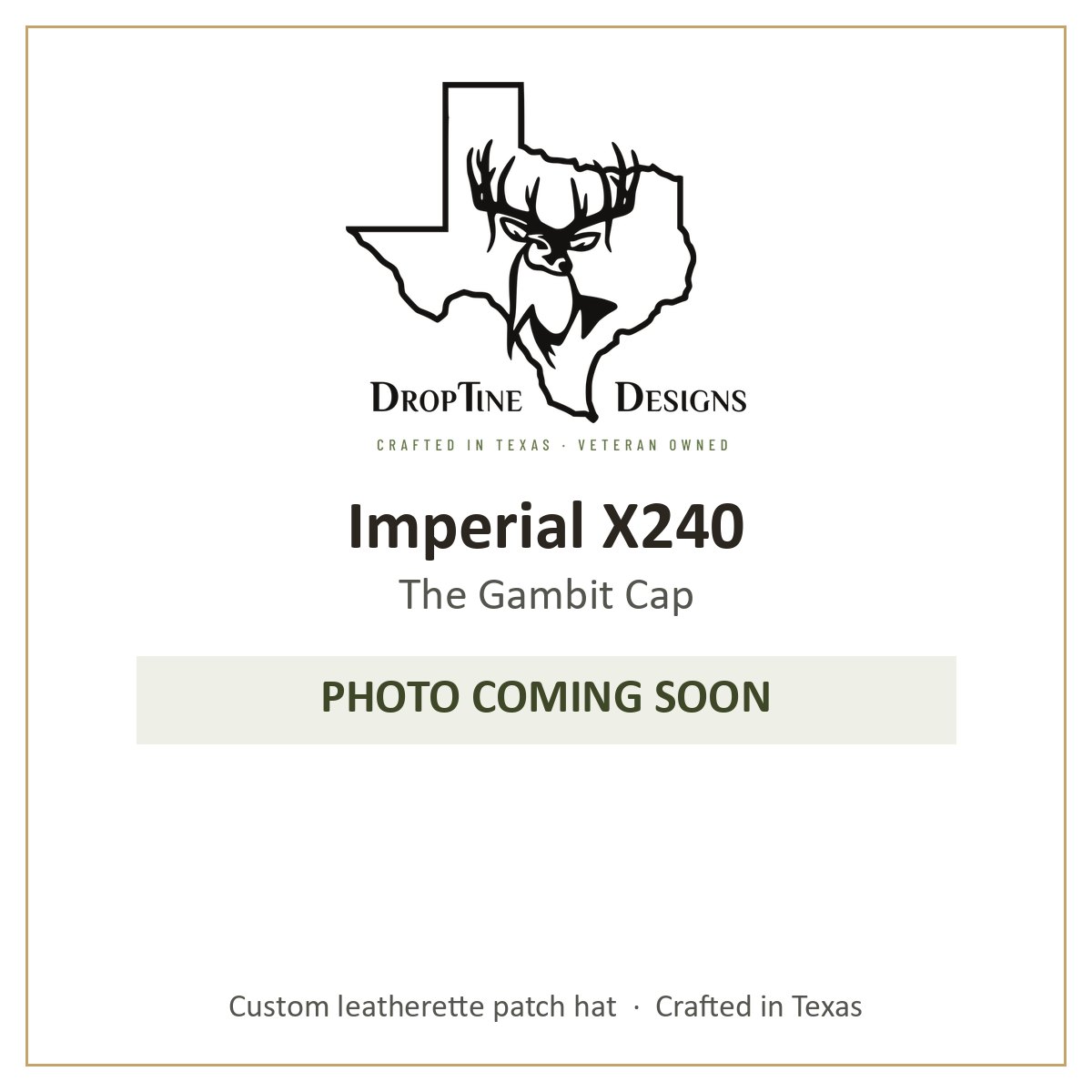 Photo coming soon: Imperial X240 The Gambit Cap