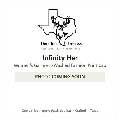 Photo coming soon: Infinity Her Women's Garment-Washed Fashion Print Cap
