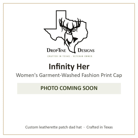 Photo coming soon: Infinity Her Women's Garment-Washed Fashion Print Cap