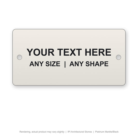IPI Architectural Stones engraved plate (rendering)