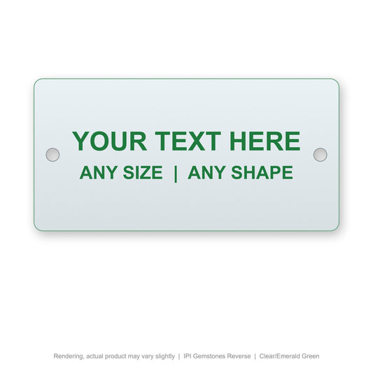 IPI Gemstones Reverse engraved plate (rendering)
