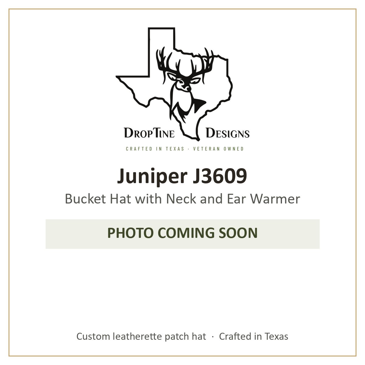 Photo coming soon: Juniper J3609 Bucket Hat with Neck and Ear Warmer