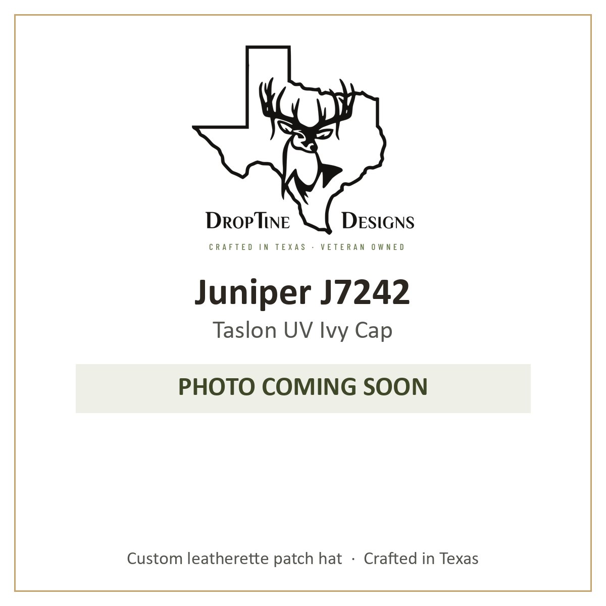 Photo coming soon: Juniper J7242 Taslon UV Ivy Cap