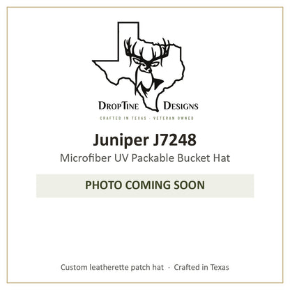 Photo coming soon: Juniper J7248 Microfiber UV Packable Bucket Hat