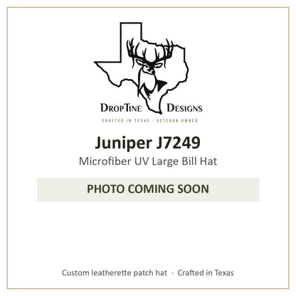 Photo coming soon: Juniper J7249 Microfiber UV Large Bill Hat