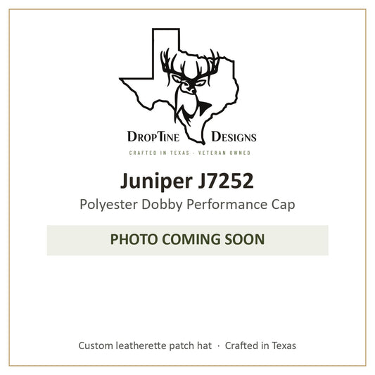 Photo coming soon: Juniper J7252 Polyester Dobby Performance Cap