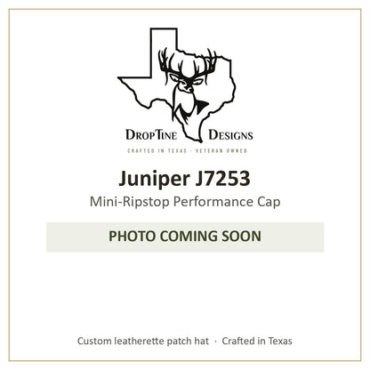 Photo coming soon: Juniper J7253 Mini-Ripstop Performance Cap