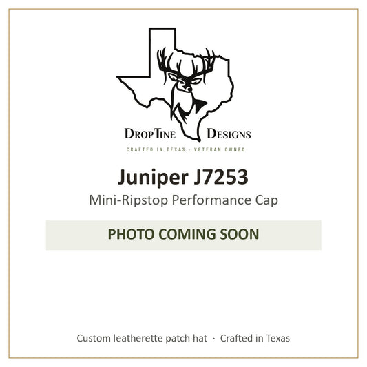 Photo coming soon: Juniper J7253 Mini-Ripstop Performance Cap