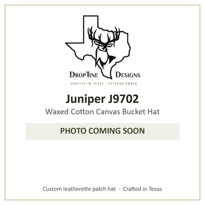 Photo coming soon: Juniper J9702 Waxed Cotton Canvas Bucket Hat