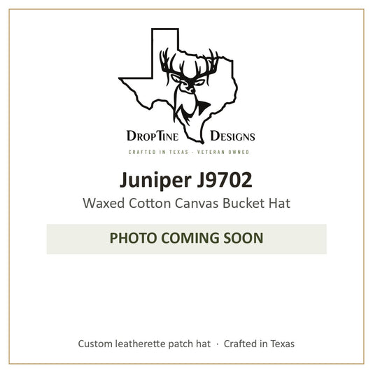 Photo coming soon: Juniper J9702 Waxed Cotton Canvas Bucket Hat