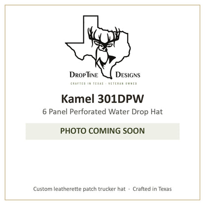 Photo coming soon: Kamel 301DPW 6 Panel Perforated Water Drop Hat