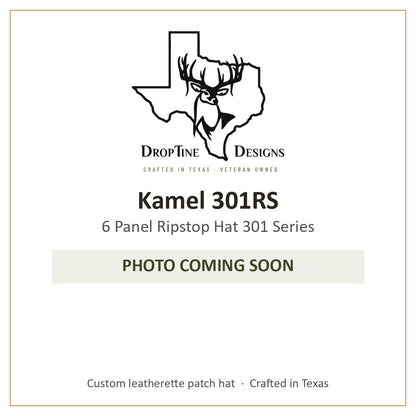 Photo coming soon: Kamel 301RS 6 Panel Ripstop Hat 301 Series