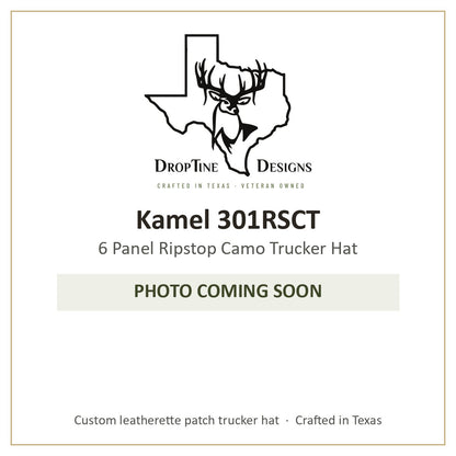 Photo coming soon: Kamel 301RSCT 6 Panel Ripstop Camo Trucker Hat