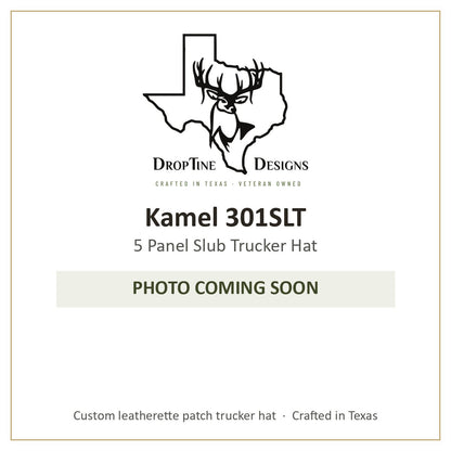Photo coming soon: Kamel 301SLT 5 Panel Slub Trucker Hat