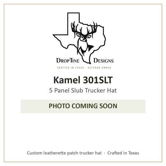 Photo coming soon: Kamel 301SLT 5 Panel Slub Trucker Hat